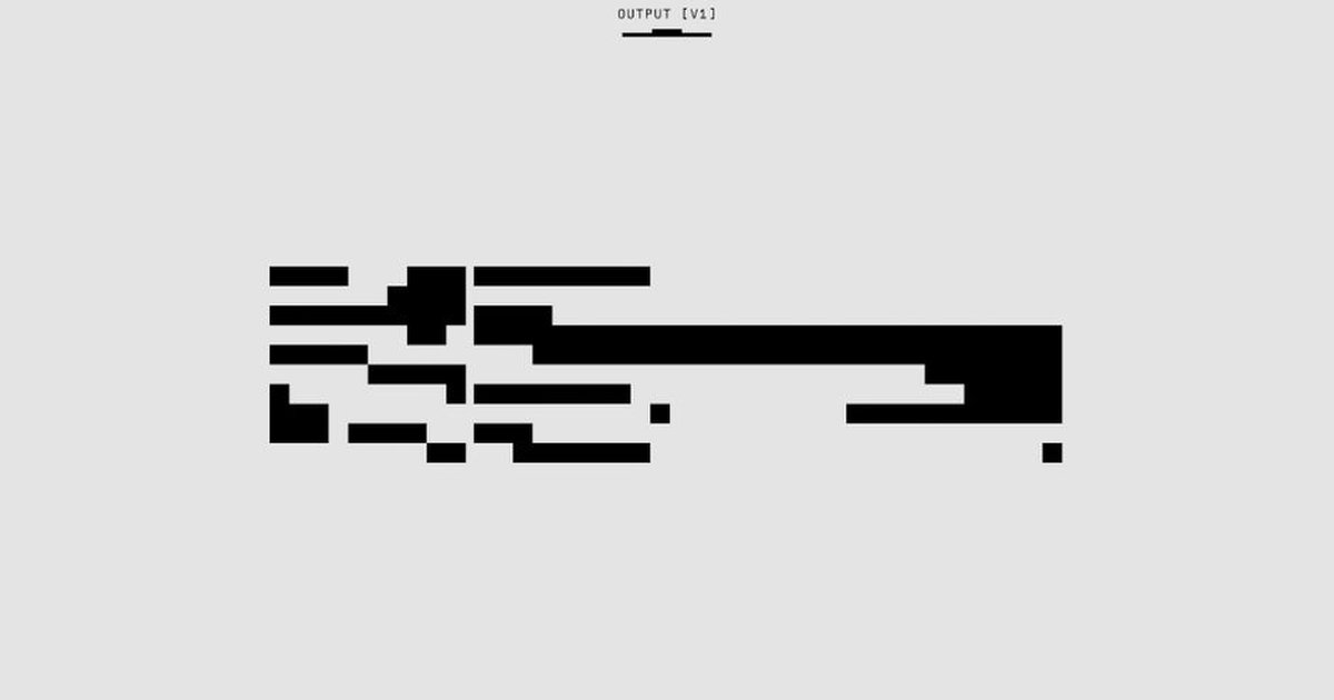 A creative abstract black and white minimalist graphic design art piece.