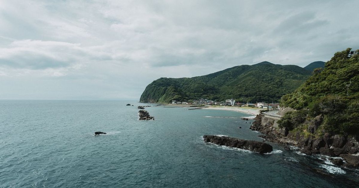 Breathtaking view of the coastline in Nishi-Izu, Shizuoka Prefecture, Japan. Perfect for nature and travel enthusiasts.